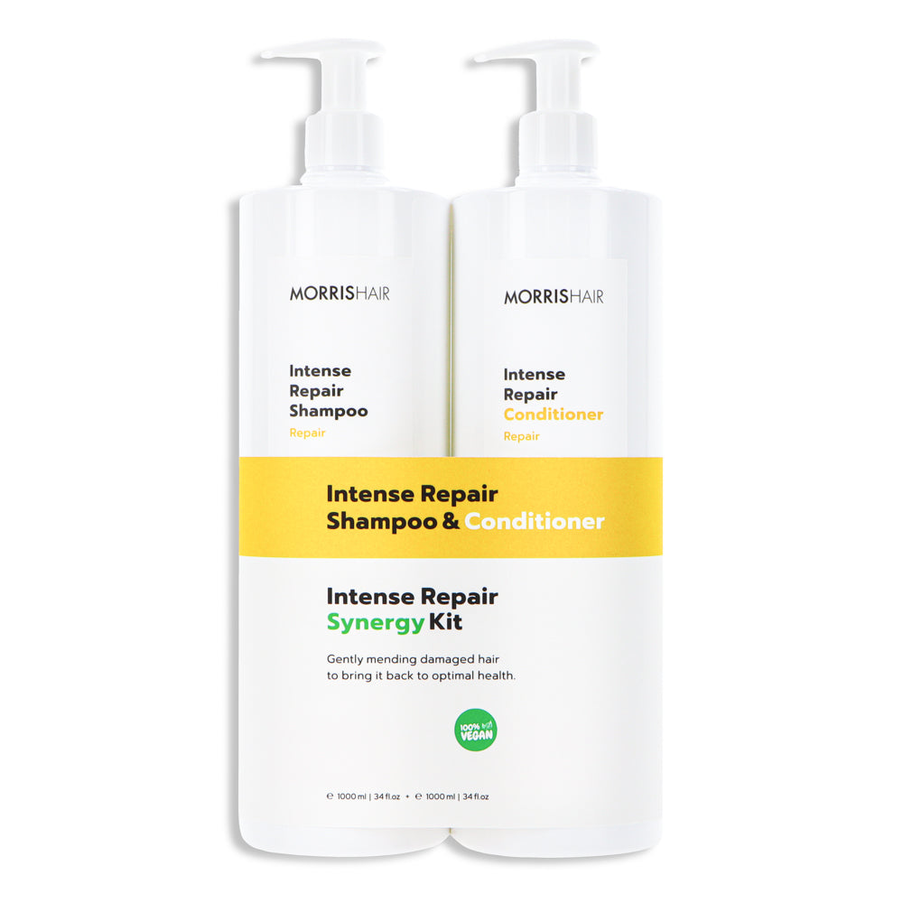 MorrisHair Intense Repair Synergy atkuriantis rinkinys 1000ml+1000ml